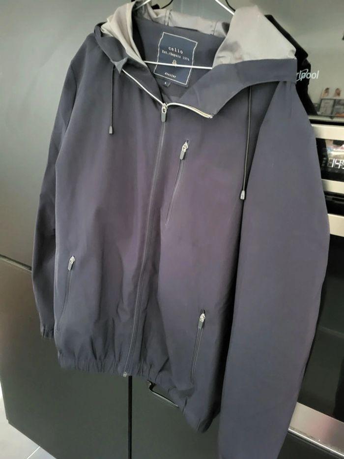 Veste imperméable bleue marine - photo numéro 3