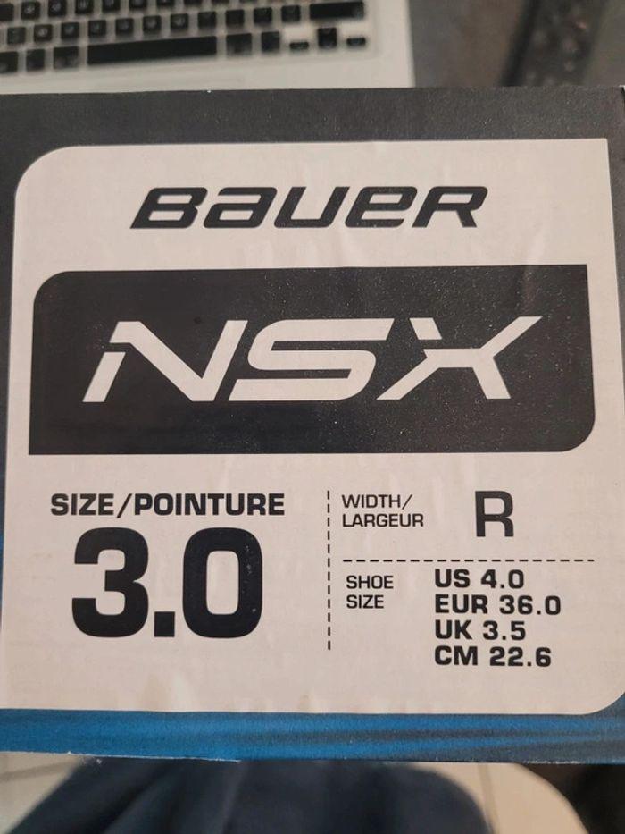 Patins à glace hockey 36 Bauer NSX - photo numéro 3