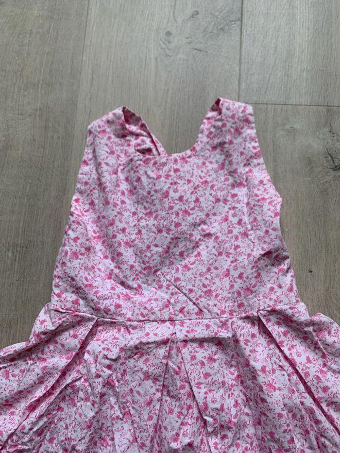 Robe courte rose et blanche - Jade création - 4 ans comme neuve - photo numéro 2