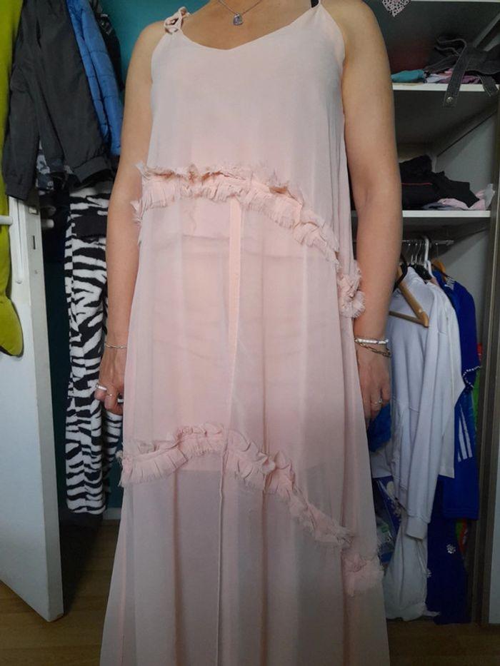 Robe longue maxi 38 rose - photo numéro 1