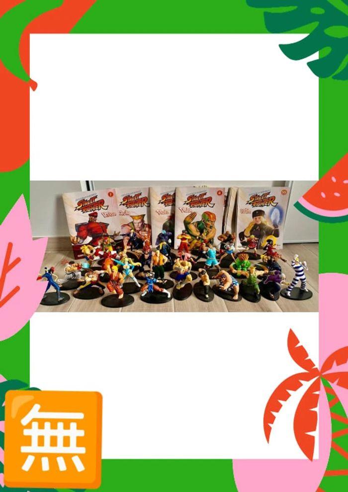 Lot de 31 figurines Street Fighters Altaya + fascicules Altaya en excellent état - photo numéro 1