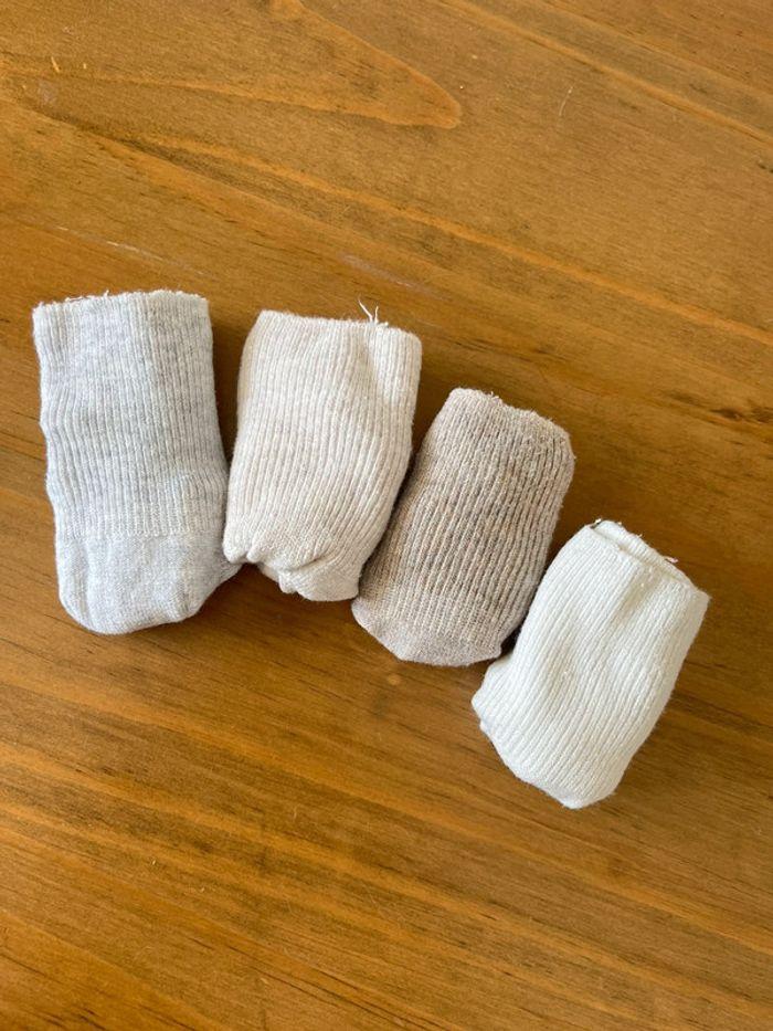 Lot de 4 paires de chaussettes bébé naissance - photo numéro 2