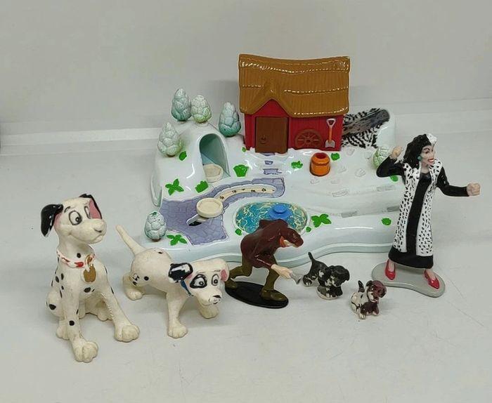 🐾 1998 Polly Pocket Disney dalmatian 101 dalmatiens playset maison house neige snow mini bluebird - photo numéro 10