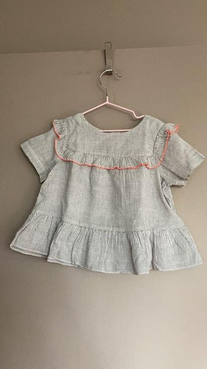 Bonpoint Blouse rayée 4 ans - photo numéro 1