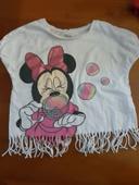 Tee shirt frange minnie fille