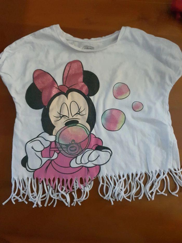 Tee shirt frange minnie fille - photo numéro 1