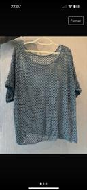 T-shirt maille filet