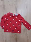 Pull rouge jacadi