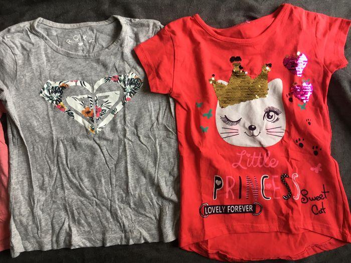 Lot de 4 t-shirts fille, taille 8 ans - photo numéro 3