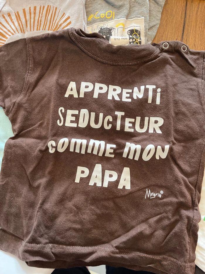 Lot t-shirt 6 mois - photo numéro 6