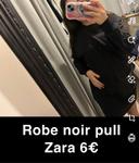 Robe pull noir