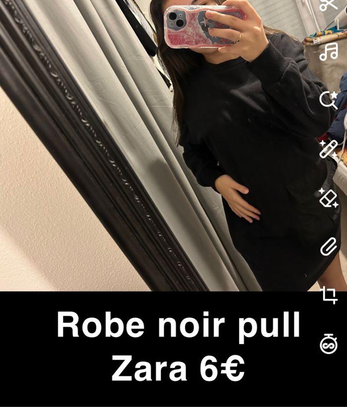 Robe pull noir