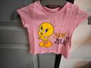 T-shirt fille Looney tunes 12 mois