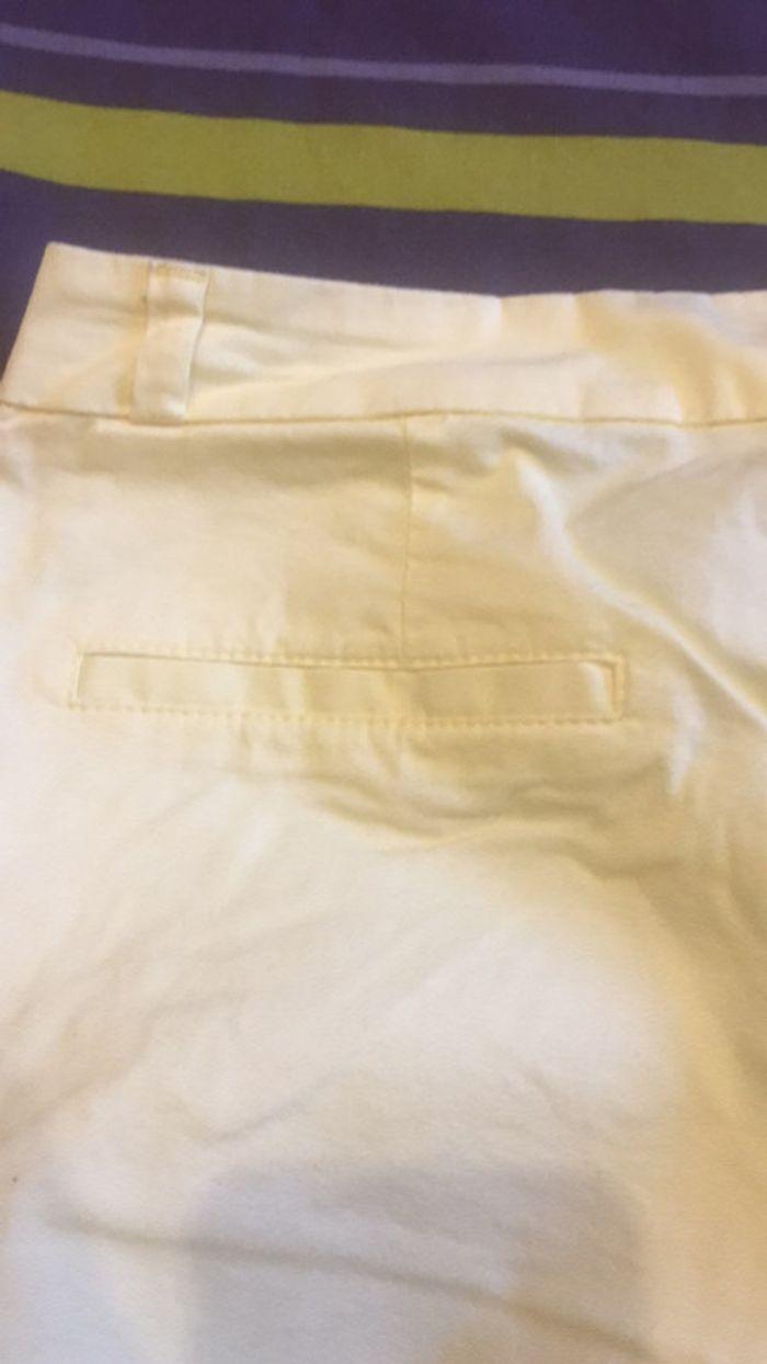 Pantalon chino jaune Camaieu taille 34 - photo numéro 3