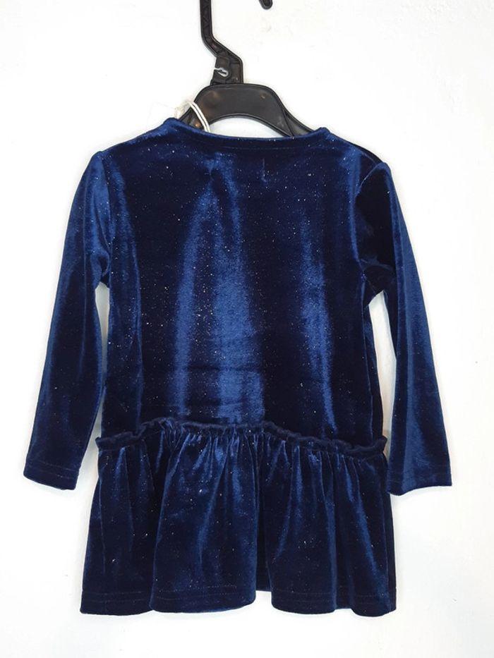 Robe bébé Noël  74 cm 1 ans marine argenté  5.10.15 - photo numéro 7