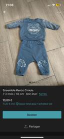 Ensemble Kenzo et Hugo boss