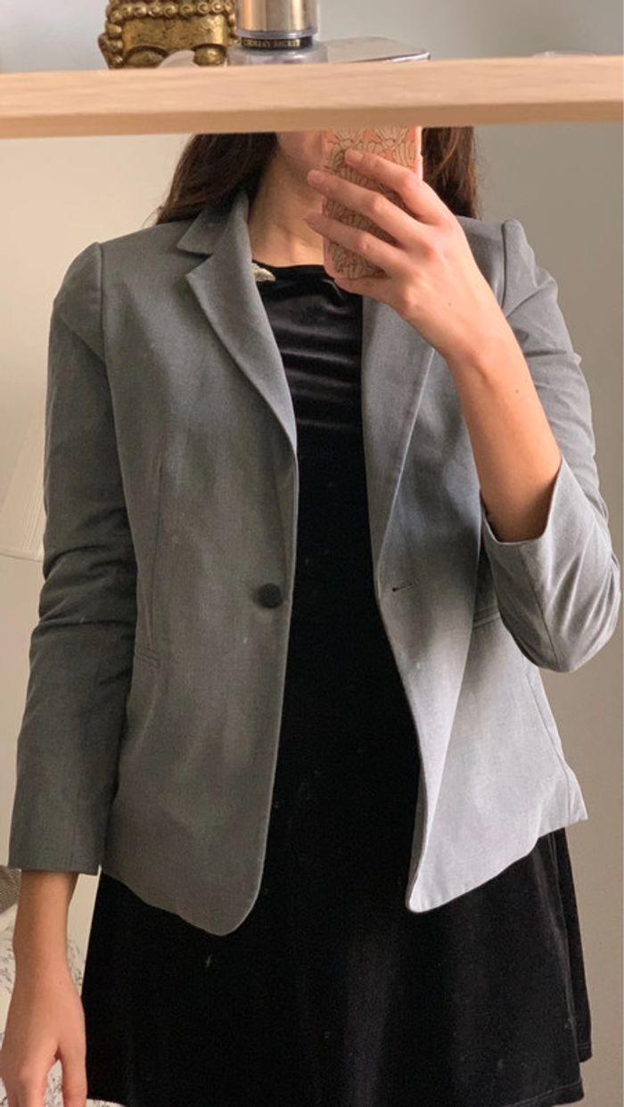 Blazer gris taille 40 - photo numéro 1