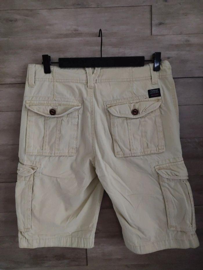 Bermuda short cargo homme Petrol industries crème TS - photo numéro 3