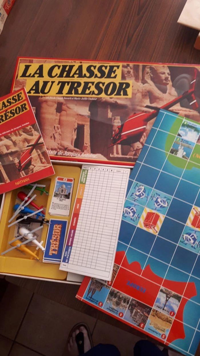 Jeu Nathan 1982 La chasse au trésor Philippe de Dieuleveult