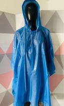 Poncho de pluie bleu Taille unique