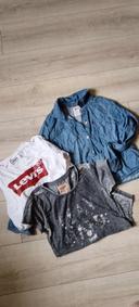 Lot t shirt levis