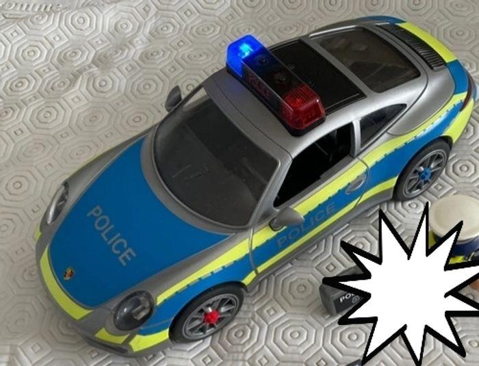 Voiture playmobil porche 911 police - photo numéro 2