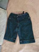 Bretagne 👍 bermuda jeans ceinture élastique 10 ans Sergent Major