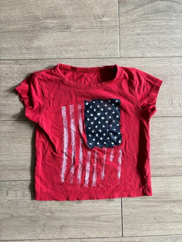 T shirt drapeau US