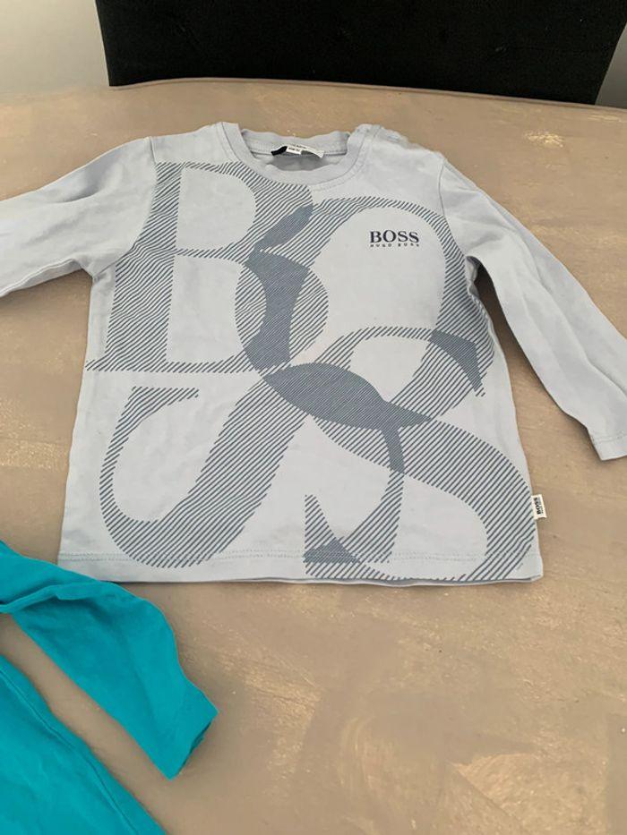 Lot de 5 t-shirt à manche longue hugo boss . - photo numéro 8