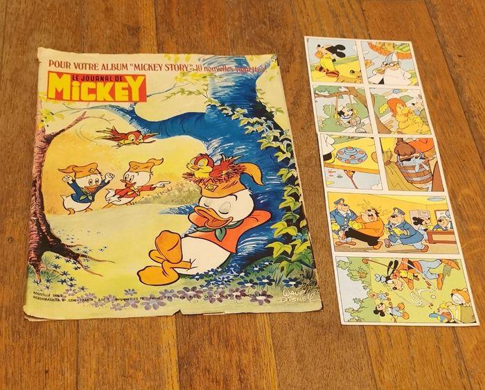 Lot 10 anciennes vignettes mickey story - photo numéro 2