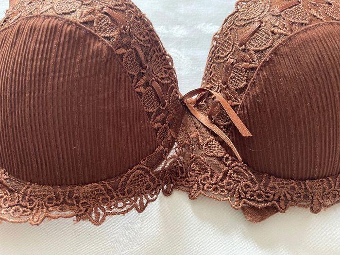 Soutien gorge marron 85C rembourré - photo numéro 4