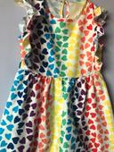 Robe coeurs multicolores