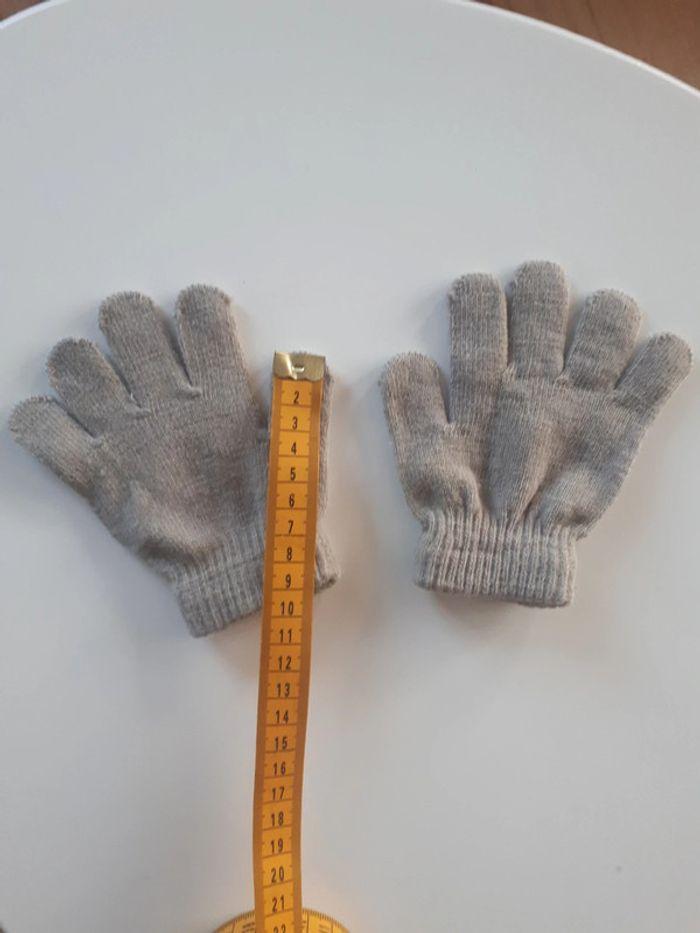 Gants gris beige - photo numéro 2