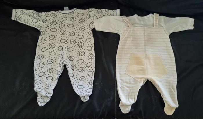 Lot de 2 pyjamas ; 6 mois ; mixte ; Bon état - photo numéro 4