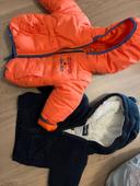 Lot doudoune + gilet chaud taille 3 mois