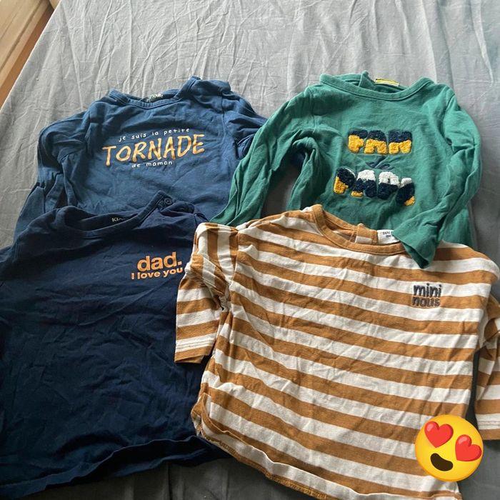 🐣 lot t-shirt manches longues 18 mois 🐣 - photo numéro 8