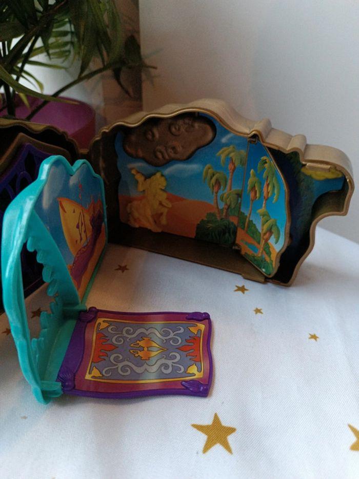 Aladin figurine Disney lampe playset mini génie princesse jasmine once time compact lamp boîte - photo numéro 14