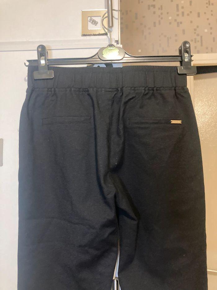 Pantalon noir à trous et lacets noir taille S - photo numéro 8