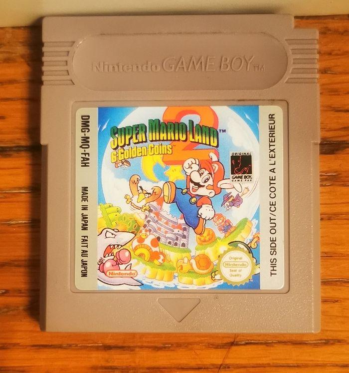 Ancien jeu game boy super Mario Land 2 - photo numéro 3