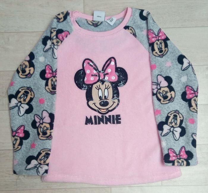 Haut de pyjama polaire Minnie taille 4-5ans - photo numéro 1