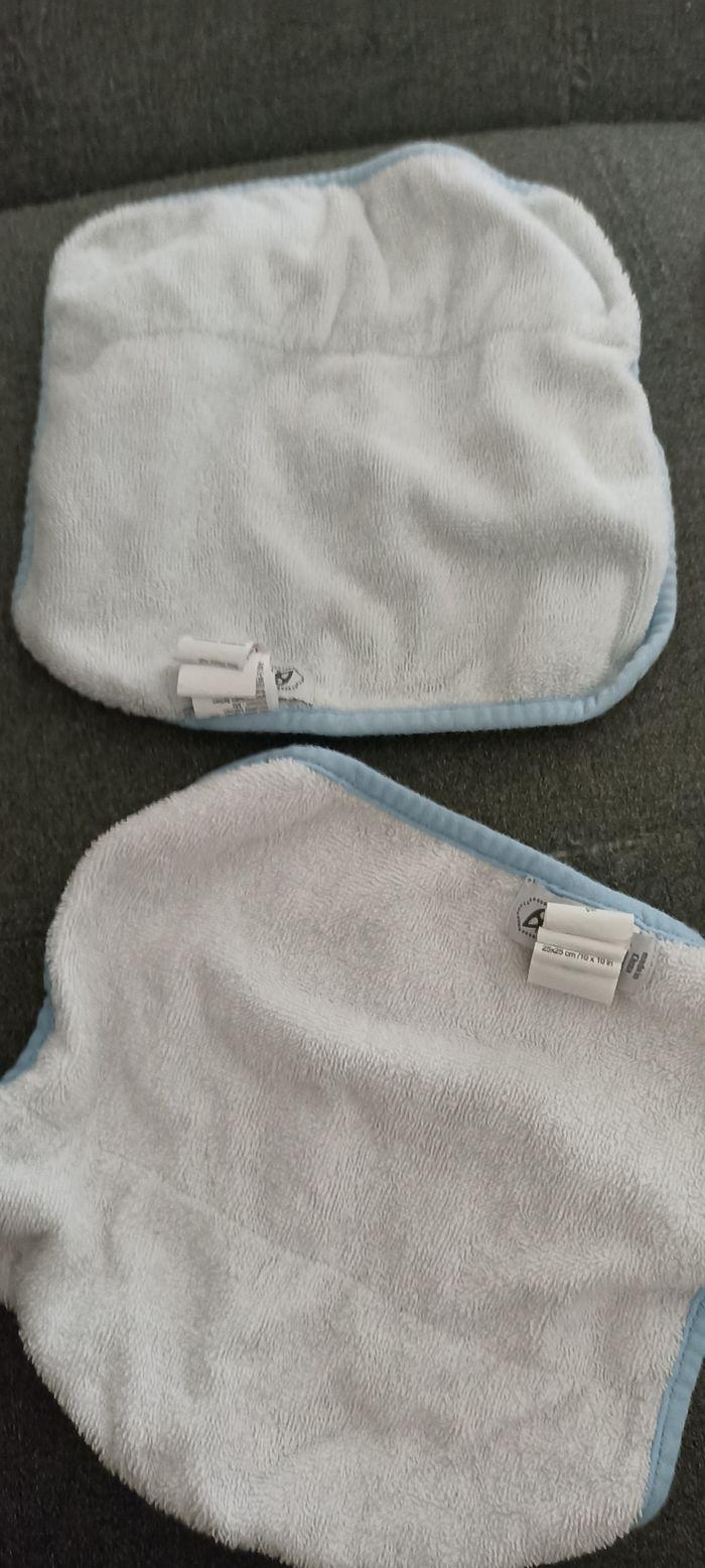 Serviettes éponge lingettes pour bébé 100% coton. Premaman - photo numéro 6