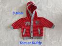 🌷Veste à Capuche - Tom et Kiddy - 3 Mois🌷