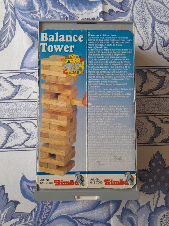 Jeu Vintage Balance Tower style Jenga - photo numéro 1