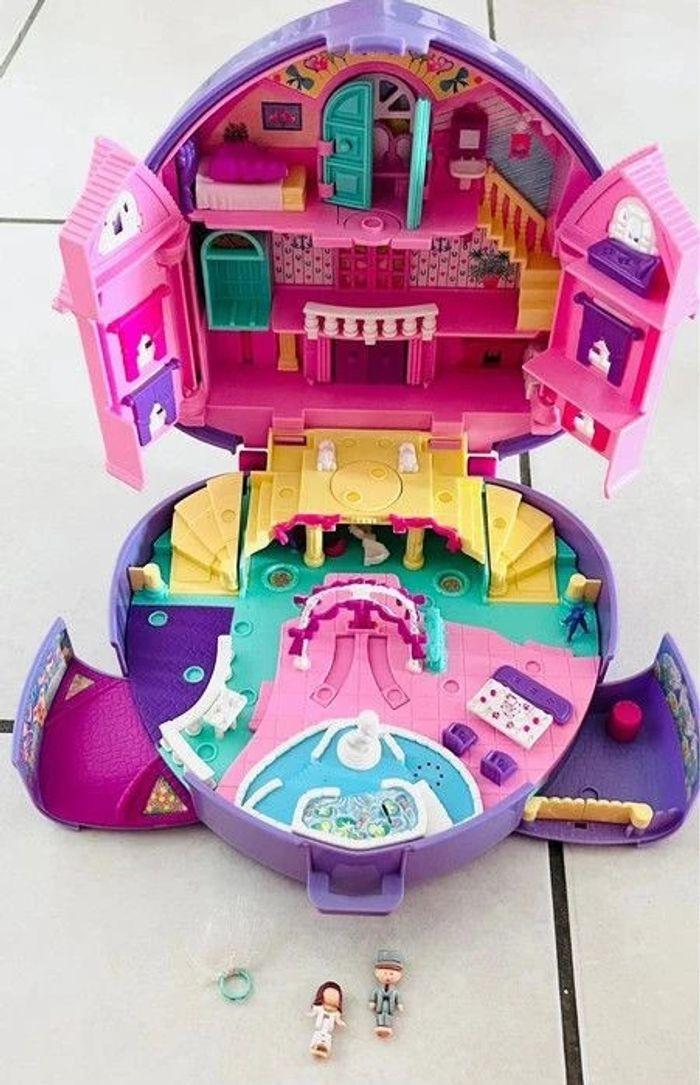 Polly pocket cœur violet la merveilleuse fête de mariage année 1994