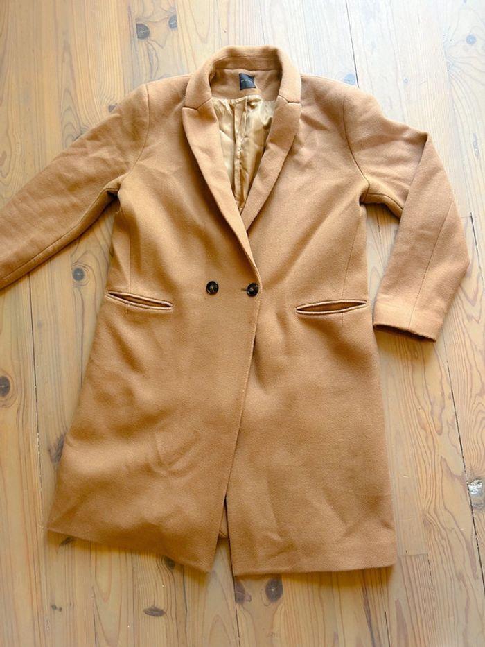 Manteau Gisèle Promod camel 44 - photo numéro 2