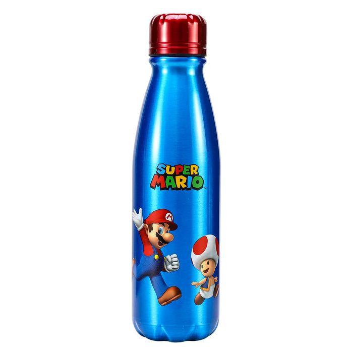 BOUTEILLE SUPER MARIO EN ALUMINIUM POUR ENFANTS DE 600 ML