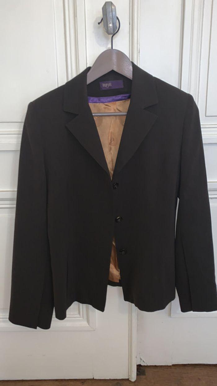 Veste blazer marron, marque Arayal, taille 36/38 - photo numéro 1