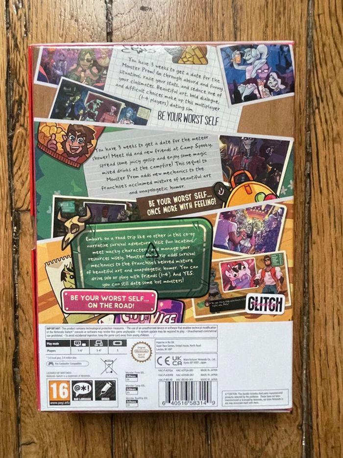 DE#1: Monster Prom XXL Triple Pack (Nintendo Switch), NEUF sous blister. Camp Roadtrip - photo numéro 2