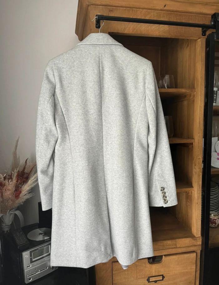 Manteau long neuf femme gris - photo numéro 2