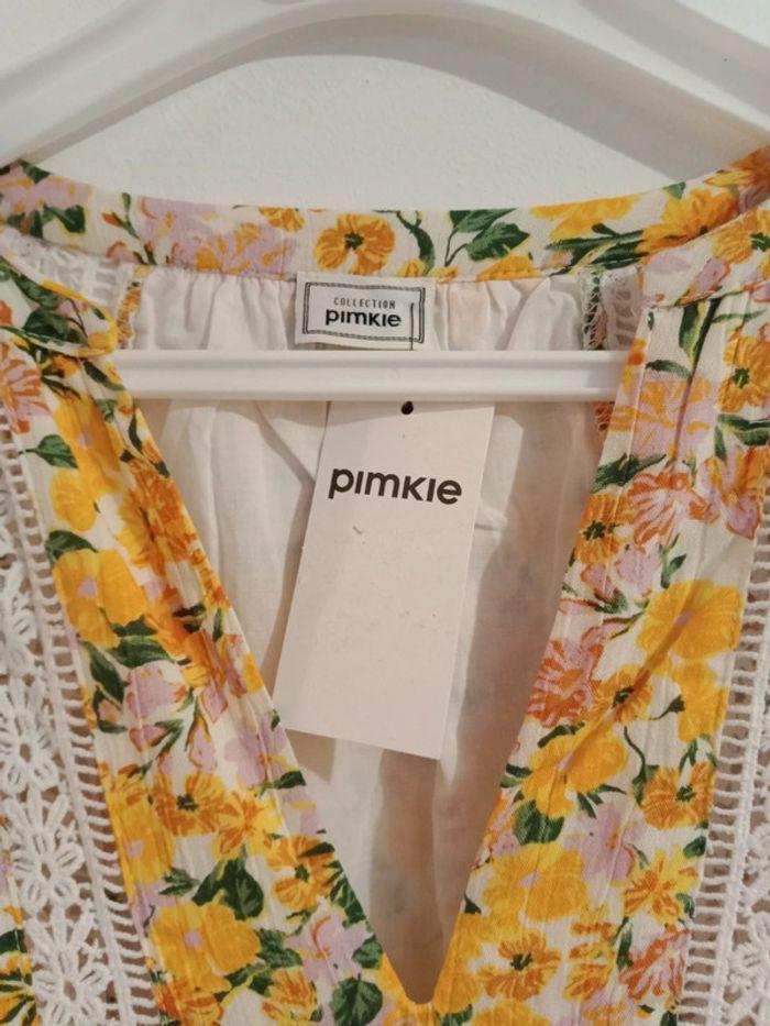 Robe courte Pimkie tissu fluide fleuri - photo numéro 3